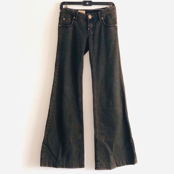 Free People Denim - Free People Antique Rustic Vintage Wash Flare Jean